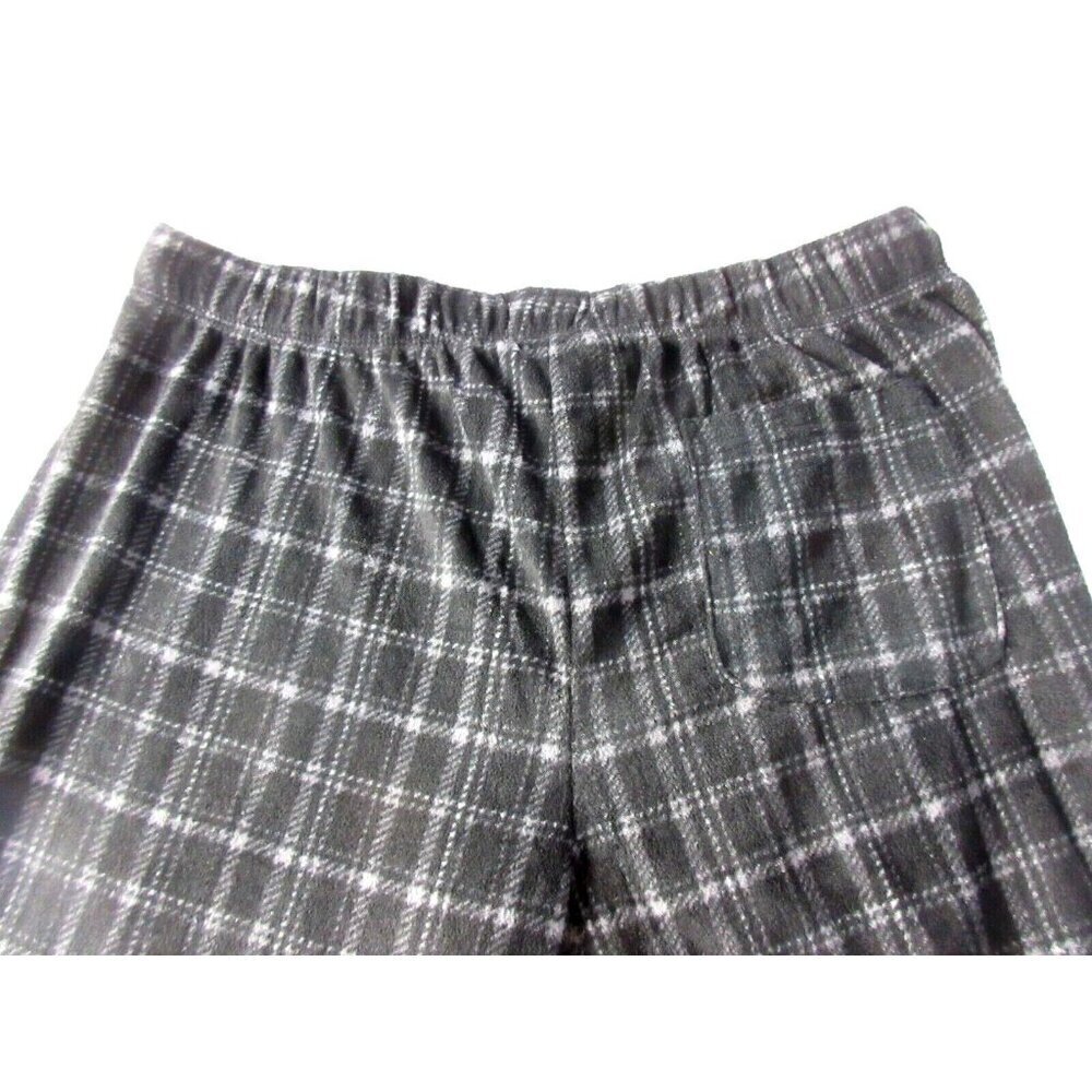 Tommy Bahama Men's Black Grey Plaid Soft Fleece Relax Lounge Sleeping Pants NWT - Picture 4 of 4